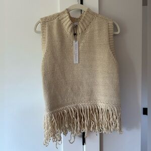 NWT sleeveless sweater